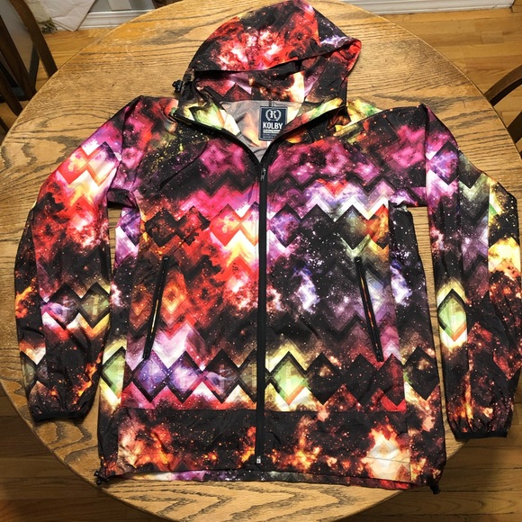Kolby Galaxy Space Windbreaker Jacket - Picture 2 of 4